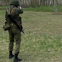 Занятия в инженерном полку СЗОК