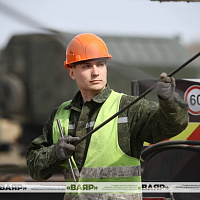 Работа подразделений 83-го отдельного инженерно-аэродромного полка