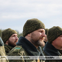 Чествование военнообязанных, принимавших участие в проверке боевой готовности Вооружённых Сил