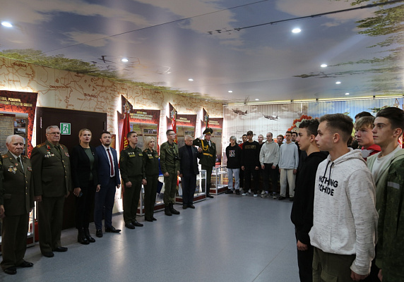 Сегодня в 86-й  бригаде связи прошел День призывника