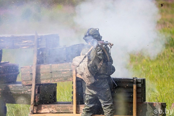 Под Борисовом прошли занятия по боевой подготовке