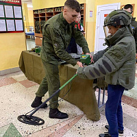 Открытие военно-патриотического клуба «Сапёр»