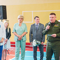 Военнослужащие 36 дмостбр провели урок для школьников на тему «Нам есть чем гордиться, нам есть, что беречь»