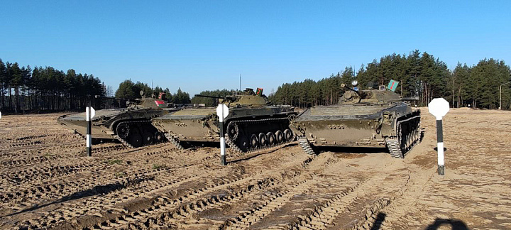 Продолжаются контрольные занятия с офицерами тактического звена управления войск ЗОК