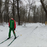 Занятие по лыжной подготовке