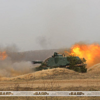 Этап слаживания артиллерийских расчётов на Осиповичском полигоне