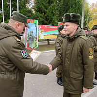 В 2-й инженерной бригаде провели в запас военнослужащих срочной военной службы