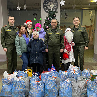 Военнослужащие 361 боо (ЦОВУ) приняли участие в акции «От всей души»