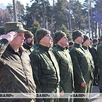 В 557-й инженерной бригаде ЗОК подвели итоги военного сбора с военнообязанными, призванными из запаса