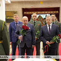 Церемония прощания с ветераном Великой Отечественной войны подполковником милиции в отставке Геннадием Юшкевичем