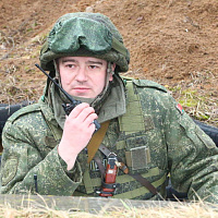 Ротное тактическое учение одного из подразделений 11-й отдельной гвардейской механизированной бригады