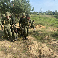 Занятие по тактико-специальной подготовке со связистами