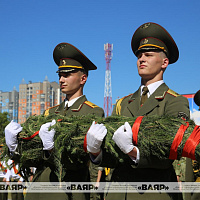 В 6 омбр Западного оперативного командования состоялось торжественное открытие памятника «Стела Победы»