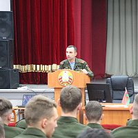 Сбор с офицерами органов идеологической работы ЗОК