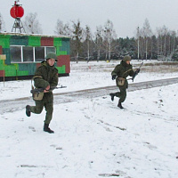 Занятия с гвардейцами