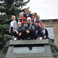 Военнослужащие 38 одшбр посетили школу в Калинковичах