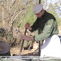 Военнослужащие тыла 19 омбр усердно трудятся с начала проверки боевой готовности Вооруженных Сил