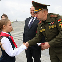 Учащиеся гимназии города Жодино вступили в военно-патриотический клуб «Волот»