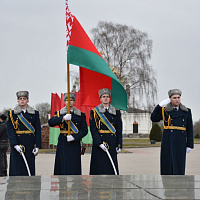 Церемония возложения цветов в мемориальном комплексе «Брестская крепость-герой»