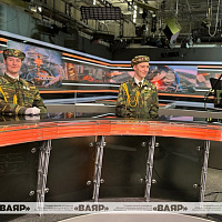 Воспитанники военно-патриотического клуба «Сокол» в гостях у телеканала ОНТ