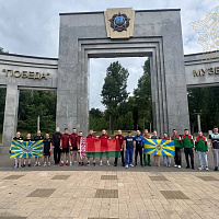 Представители Военной академии Беларуси приняли участие в патриотическом велопробеге