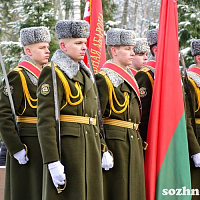 В Гомельском районе военнообязанные территориальных войск приняли присягу