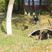 Показательное выступление от курсантов военного факультета в БГАА