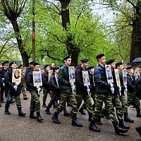Военнослужащие 72 ОУЦ приняли участие в мероприятиях, посвящённых 81-й годовщине Победы