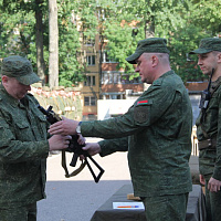 В рамках мобилизационного учения военнообязанные присягнули на верность Республике Беларусь