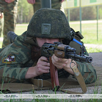 Второй день смотра конкурса на лучший военно патриотический клуб Вооруженных Сил 