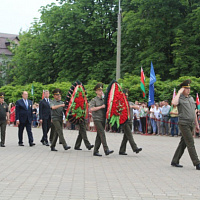 Почтили память 