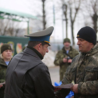 Торжественные проводы военнообязанных