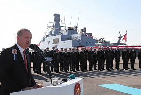ВМС Турции приняли на вооружение третий корвет MILGEM