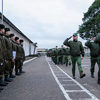 Чествование военнослужащих, выслуживших установленные сроки военной службы