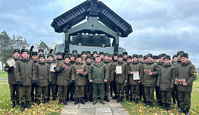 Ритуал чествования военнослужащих состоялся в 7-м инженерном полку