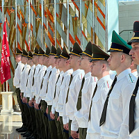 Торжественное вручение дипломов выпускникам военно-медицинского института в БГМУ