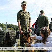 Военные сапёры принимают участие в праздничных мероприятиях, посвященных Дню танкистов