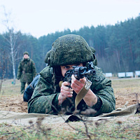 Занятия по огневой подготовке с новым пополнением 36 дмостбр