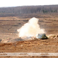 Батальонное тактическое учение с боевой стрельбой с танковым батальоном 120 омбр