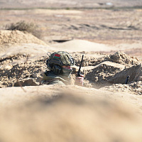 Завершилось двухстороннее ротное тактическое учение с боевой стрельбой подразделений 38 одшбр