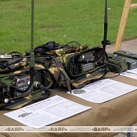 Торжественная церемония передачи техники связи в 619 бхрмусс