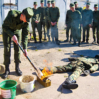 В Минской военной комендатуре прошел единый день безопасности военной службы