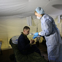 Военные врачи принимают участие в комплексной проверке боеготовности Вооружённых Сил