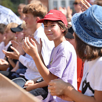Брестские десантники устроили праздник для детей в Кобринской детской деревне