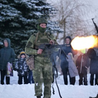 Гвардейцы совершили лыжный переход по памятным местам Витебщины