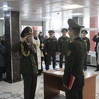 Торжественная церемония принятия Военной присяги новым пополнением прошла в 30 ождбр