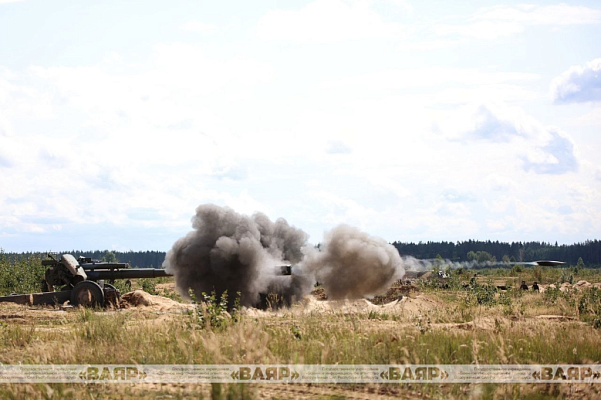 Продолжается полевой выход 111-й гвардейской артиллерийской бригады