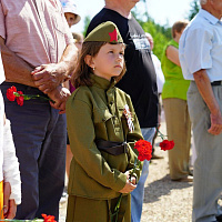 Военнослужащие 36-й дорожно-мостовой бригады приняли участие в торжественном митинге в урочище Стриево