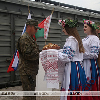 В Беларусь прибыл первый эшелон с российскими военнослужащими для участия в ССУ «Запад-2025»