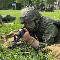 Занятия по боевой подготовке с военнослужащими 120 омбр